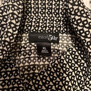 East 5th xl see through cute blouse